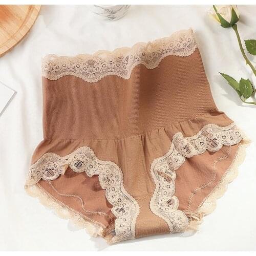 Women Panties High Waist Lace Sexy Seamless Butt Lift Panties for Daily Wear