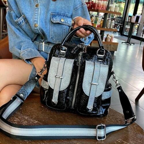 Women Small Leather Backpack Luxury Brand Silver Shoulder Bags Teenager Girl Zipper Daily Travel Bag Fashion Diamonds Bagpacks