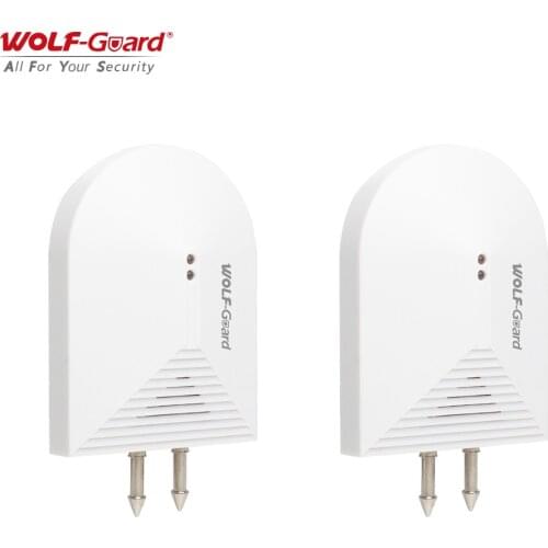 2Pcs Wolf-Guard Wireless Water Leak Intrusion Detector Sensor Stay Away From Flooding for GSM Wifi Home Alarm Security System