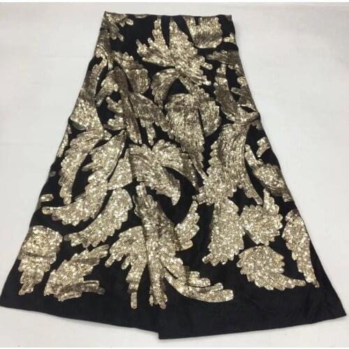 African French lace fabric 2021 high quality lace material embroidered Nigerian lace fabric for women wearing XX36961