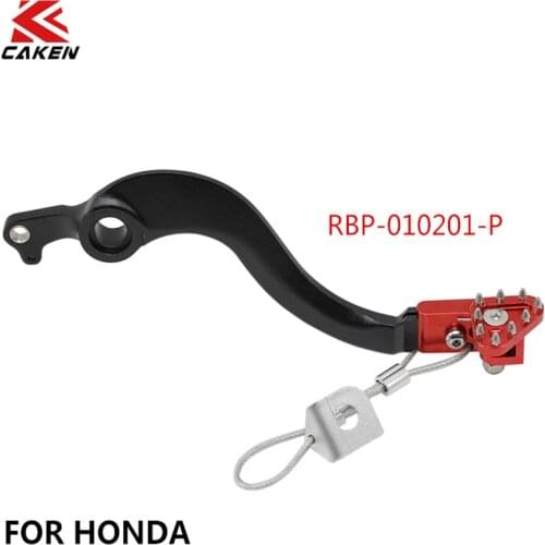 CNC aluminum rear Brake Pedal arm lever with brake saver for honda crf250r crf450r crf 450rx dirtbike motorcycle motocross