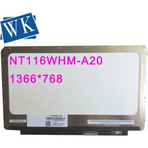 Free Shipping Original NT116WHM-A20 B116XTT01.1 HD Touch LED LCD Screen 1366 * 768 40-pin connector perfect