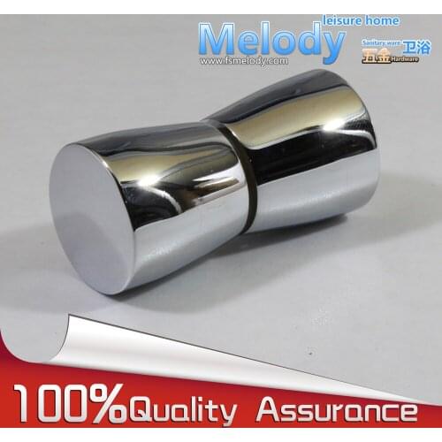 H-017-A Shower Room Door Aluminum alloy Cylinderical Knob Handle Chrome