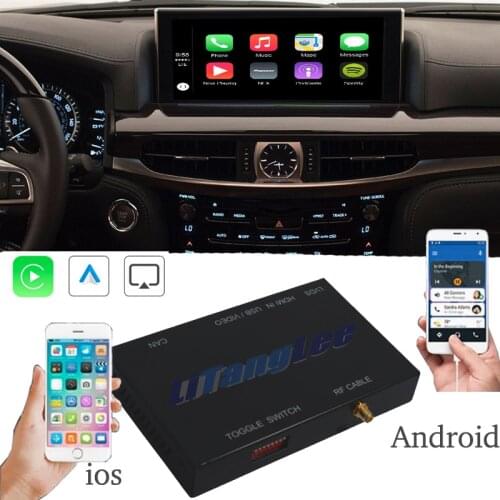Car Camera Carplay Decoder Adapter Mirror Link Display Android Auto Play 360 BirdView For Lexus LX 570 450d 2014~2021