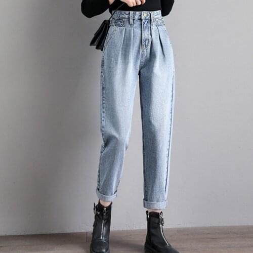 Boyfriend Jeans Womens Jeans Plus Size High Waist Jeans Woman Vintage Fashionable Womans Jeans for Women Ripped Jeans
