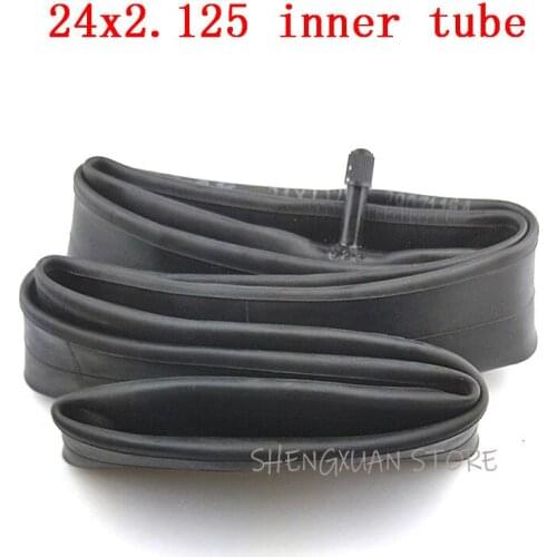 HOT SALE 2 pcs 24x2.125 Butyl inner tube for Mountain bike E-bike Youth bicycle 20x1.95 24*2.125 tire Lightning shipment