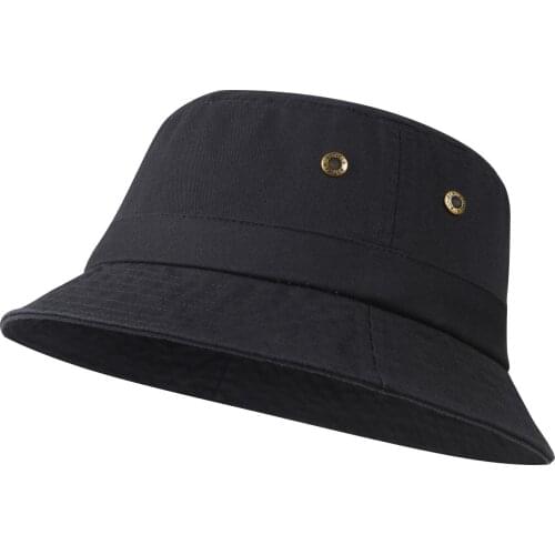 BOTVELA Cotton Twill Bucket Hats Unisex Short Brim Outdoor Summer Casual Cap Panama Hat