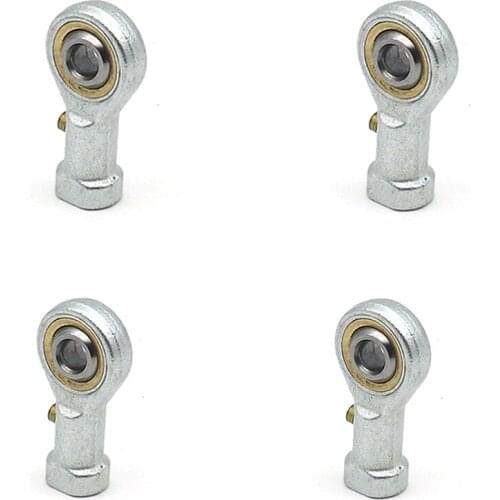 4PCS PHS6 M6 hole 6mm metric fish eye Rod Ends bearing female thread ball joint right hand