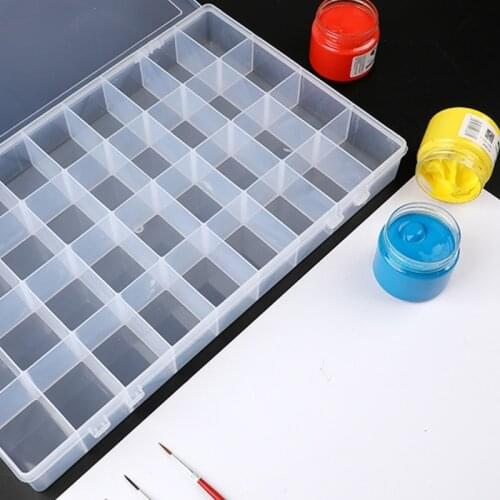 Artist Oil Paint Saver Palette Box Painting Storage Tray for Watercolor Acrylic 24BB