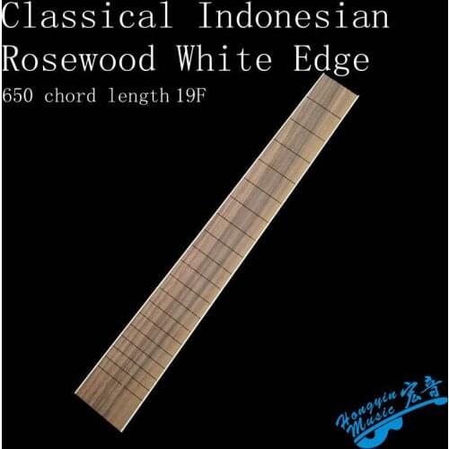 Classical Guitar Indonesia Rosewood White Edge-wrapped Fingerboard Arc-free Flat Guitar Making Material Accessories