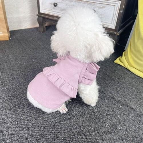 Cute Small Dog Dress Summer Pet Skirt Princess Costume Doggie Yorkshire Pomeranian Poodle Schnauzer Pug Dog Clothes Pet Clothing