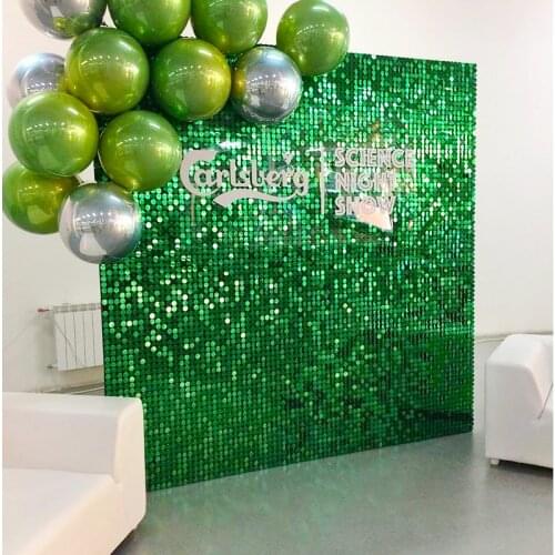 3D Wall Stickers Crystal Pneumatic Sequins 3D Wall Panel Mirror Wall Cloth Paint Birthday Wedding Party Background Wall Decor