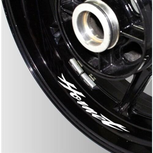 New Motorcycle Waterproof Reflective stickers Tire rim inner Decorative decals wheel For Honda Hornet sticker hornet 600 900