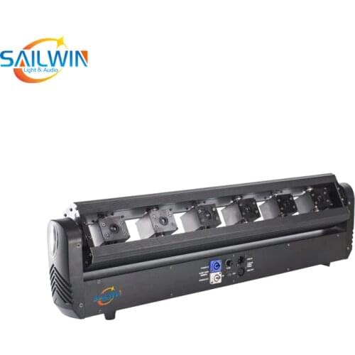 New 6 Eyes 500MW Red Laser Light Moving Head DJ Laser Beam Effect Linear LED Bar Wall Light For Wedding Party