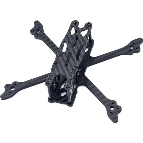 TCMMRC FPV Drone Frame Charm 140 140mm 3 Inch Wheelbase 3mm Arm 3K Carbon Fiber Frame Kit for RC Drone FPV Racing