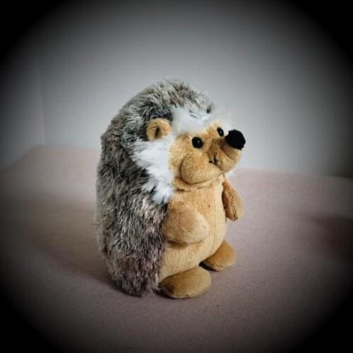 Original White Hedgehog Simulation Animal Stuff Animal Plush Toy Doll Children Birthday Gift