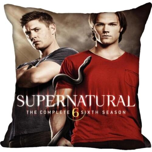 Custom Supernatural Hot Sale Pillowcase High Quality Printing Square Pillow Cover Zippered Decorative Pillows Cover