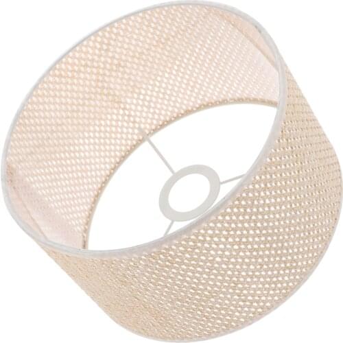 Modern Rustic Style Lampshade Imitation Rattan Weaving Lamp Cover Decor Desk Lamp Shade Bedroom Lamps