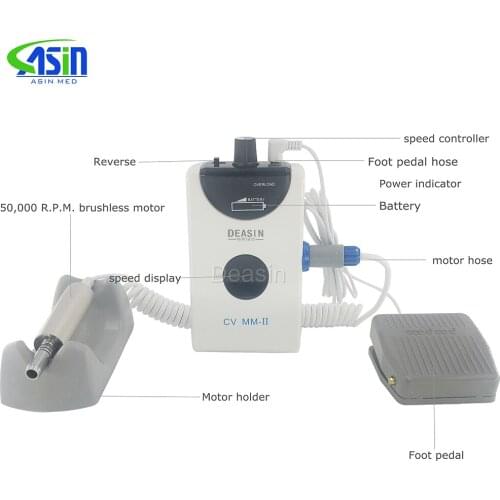 Dental portable mini Micro motor Brushless Machine Dental Lab portable 50,000 RPM Micromotor Brushless grinding Machine