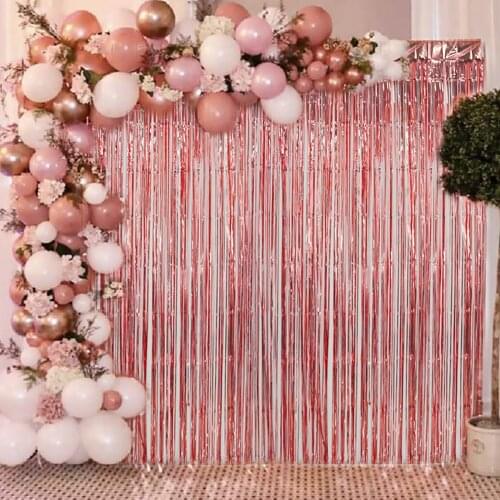 Party Background Curtain Sequin Backdrop Wedding Decor Baby Shower Foil Golden Sequin Wall Glitter Backdrop Curtain Birthday
