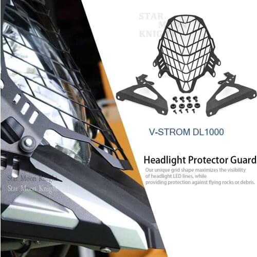 For SUZUKI Vstrom DL1000 DL 1000 V-strom DL1000 DL 1000 2014 Motorcycle Headlight Guard Grill Lense Protector Head light Cover