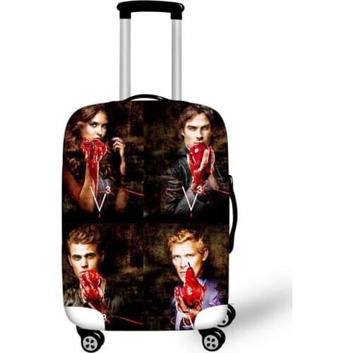 18-32 '' Vampire Diaries Elastic Thicken Luggage Suitcase Protective Cover Protect Dust Bag Case Travel Cover