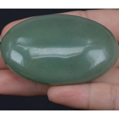 2.36 Inch Natural Green Aventurine Crystal Reiki Healing Quartz Chakra Massage Energy Palm Stone Crafts