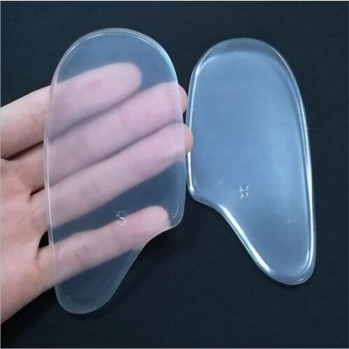 2Pcs Silicone Insoles Orthotics X/O-type Legs Corrector Gel Pillow For Heel Orthopedic Insoles Shoes Pad For Feet Care