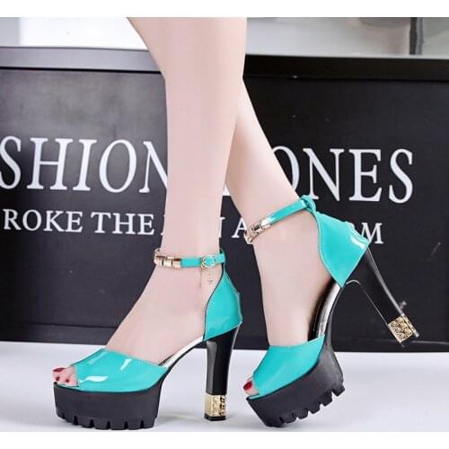 2021Platform High heels Pumps Women Shoes 2021 women heels sandals wedding shoes Sandalia Feminina plataforma