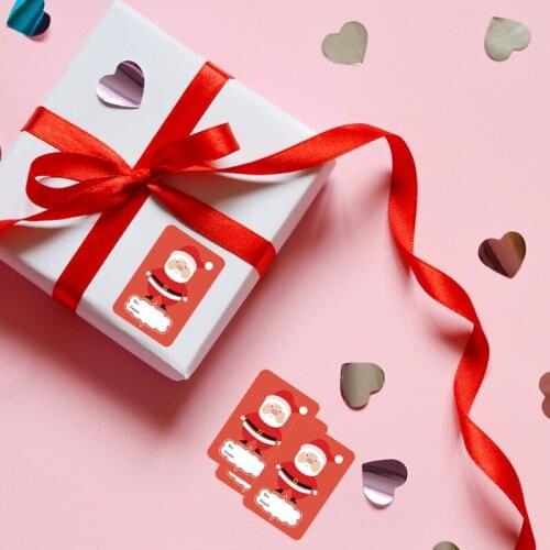250pcs Adhesive Christmas Gift Name Tags XMAS Stickers Present Seal Labels Decor