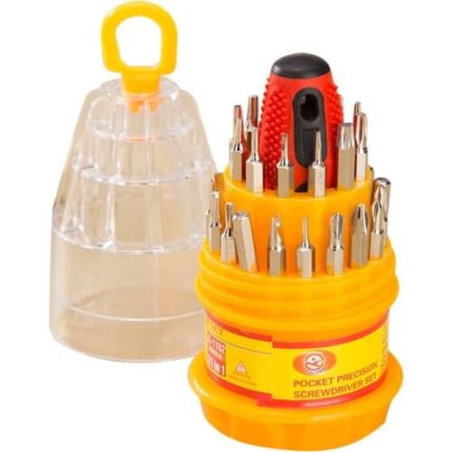 31 in 1 Portable screwdriver Precision Handle Screwdriver Set Mobile Phone Repair Kit Tools Chrome-vanadium Steel