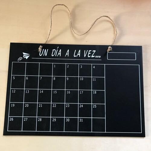 39*36cm Monthly Chalk Board Blackboard Removable Wall Sticker Month Plan Calendar Memo DIY Best Selling 2019 Products