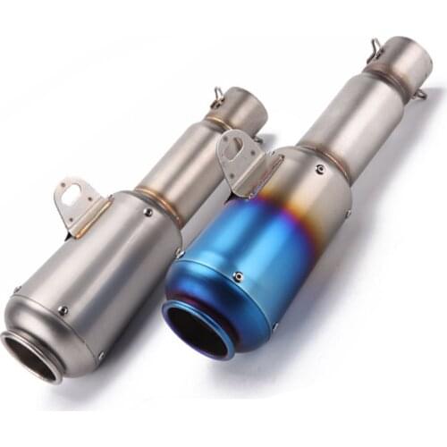 Free shippiing 51mm Motorcycle Exhaust Pipe Scooter Muffler For YAMAHA nmax xt 600 Kawasaki 125cc 150cc excape moto motocross