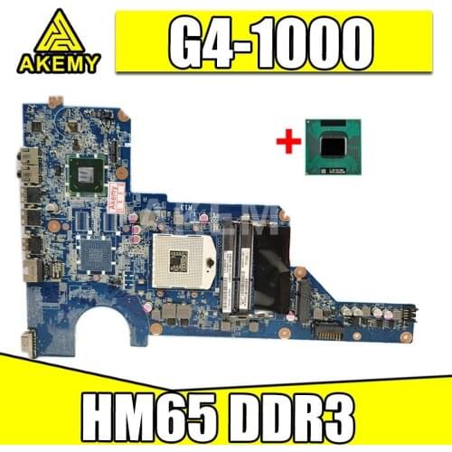 Akemy For HP Pavilion G4-1000 G6 G7 Laptop Motherboard HM65 DDR3 636373-001 DA0R13MB6E0 DA0R13MB6E1 MAIN BOARD