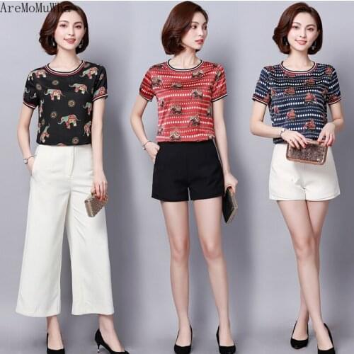 AreMoMuWha Satin Blouses