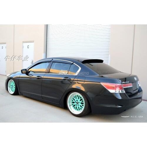 Car Styling For Honda Accord Spoiler 2008-2013 ABS Plastic Material Rear Roof Spoiler Sun Visor Window Spoiler Wing