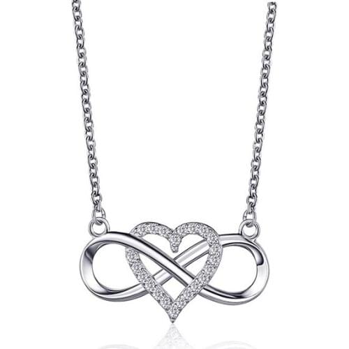 2020 womens jewelry harajuku statement crystal heart pendants necklace for women aesthetic decorations neck chains gifts girls