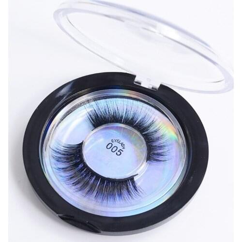 Flash Girl 1 Pair Handmade Soft False Eyelashes Silk Protein Lashes 3D Mink Lashes Makeup for Wholesale