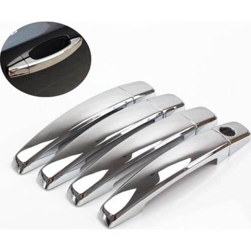 FUNDUOO For Chevrolet Cruze 2008-2013 Captiva 2006-2013 Camaro 2010-2015 Spark 2009-2011 Chrome Door Handle Cover Trim Sticker