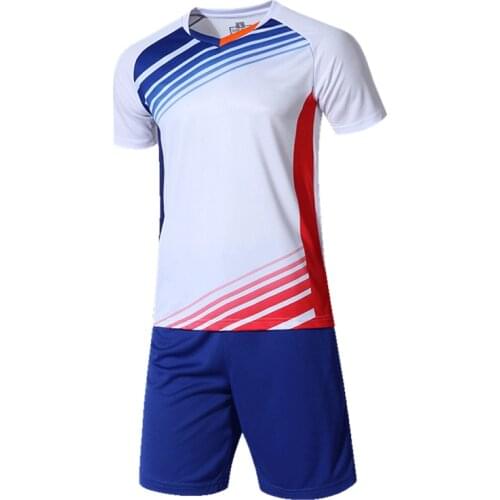 Kids Child Football Jerseys Shirts Team Sport Kit Boys Soccer Jerseys Sets Men Futbol Uniforms Tracksuits Quick Dry Print Custom