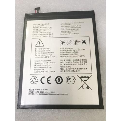 GeLar 4000mAh TLp040K7 Battery Batteria Batteria for Alcatel Phone + Tools