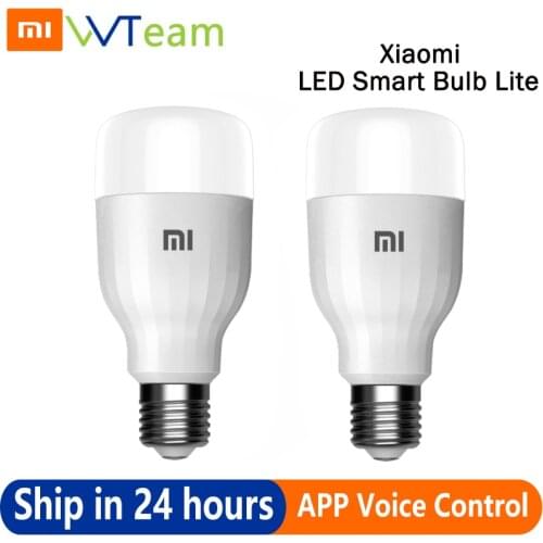 Xiaomi Global Mi LED Smart Bulb Essential Wifi APP Voice Control 9W 80-950 Lumens 16 Million White and Color Tempera Light