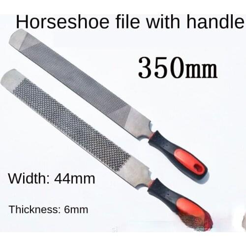 Horseshoe file repair tool horse house horse riding supplies horseshoe file with handle wholesale T12 steel pet nail grinder