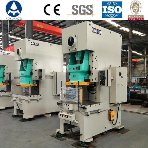 JH21 Series 125T CNC Power Press Machine With Variable Slide Strokes