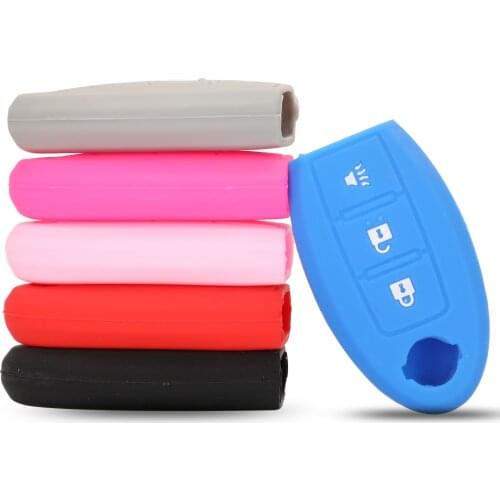Kutery 3 Buttons Remote Silicone Car Key Case Shell For Nissan X-trail Rogue