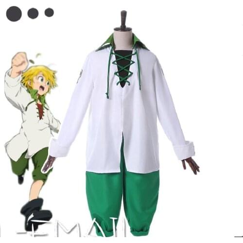 The Seven Deadly Sins Meliodas Cosplay Costume Anime Cosplay Revival of the Commandments Costume For Man Dragons Sin