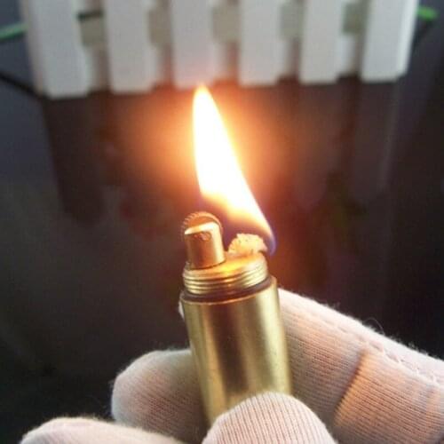 Hot Creative Mini Bullet Flame Cigarette Lighters Metal Torch Lighter Novelty Gadget Military Addictive Gift Key Accessories