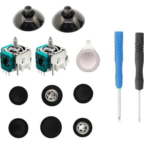 Metal Thumbsticks Grip Magnetic Analog Joysticks for Xbox One Elite Series 2 Thumb Stick Base Holder 3D Analog Sensor Module