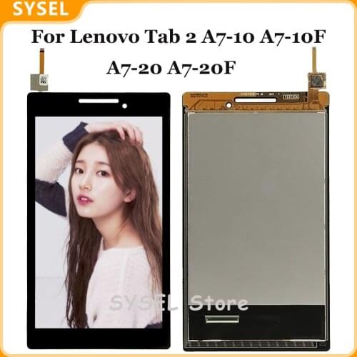 New For Lenovo Tab 2 A7-10 A7-10F A7-20 A7-20F LCD display touch screen digitizer Glass assembly