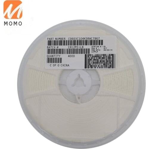 New And Original Capacitance Electronic Component In Stock 0603C104K5RAC7867